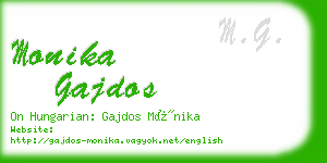 monika gajdos business card